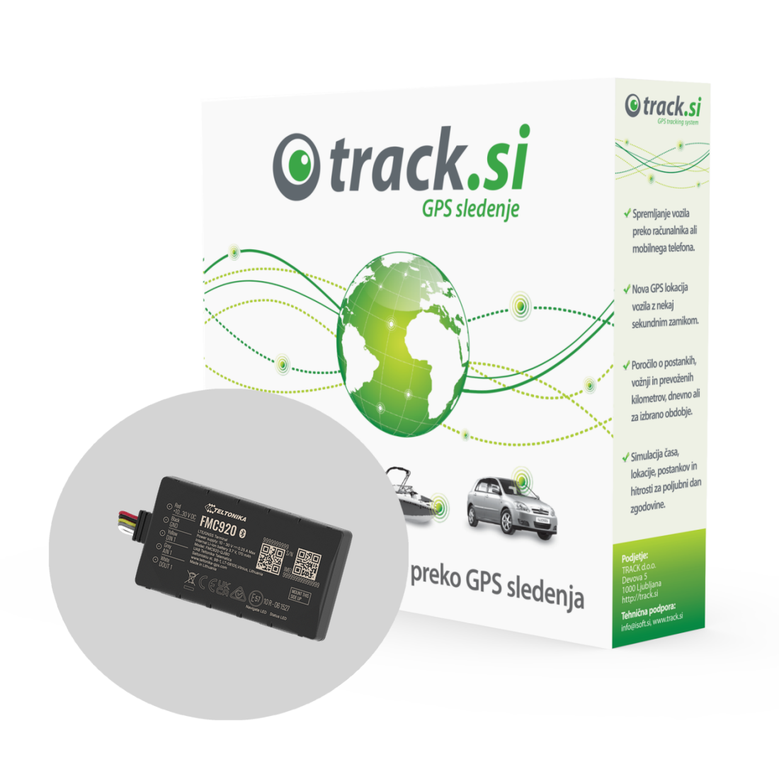 Track KLASIK FMC920 Paket Track KLASIK s sledilno napravo Teltonika FMC920